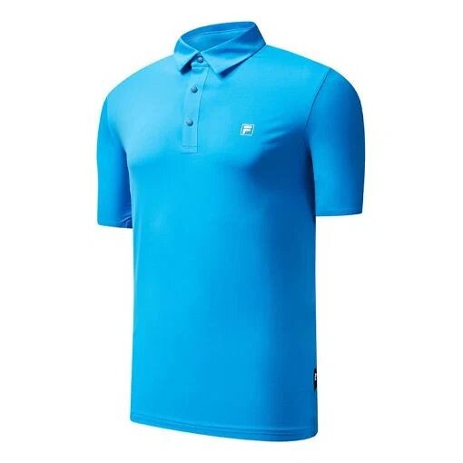 Sportliches Freizeit-Polohemd mit kurzen Shorts, blau l