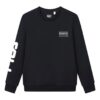 Sportpullover mit Logo-Aufdruck „Schwarz Weiß“
