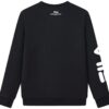 Sportpullover mit Logo-Aufdruck „Schwarz Weiß“
