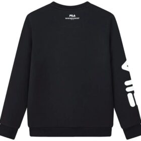 Sportpullover mit Logo-Aufdruck „Schwarz Weiß“