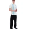 Sterling Blue Buddy Bowling Style Strick-Polo