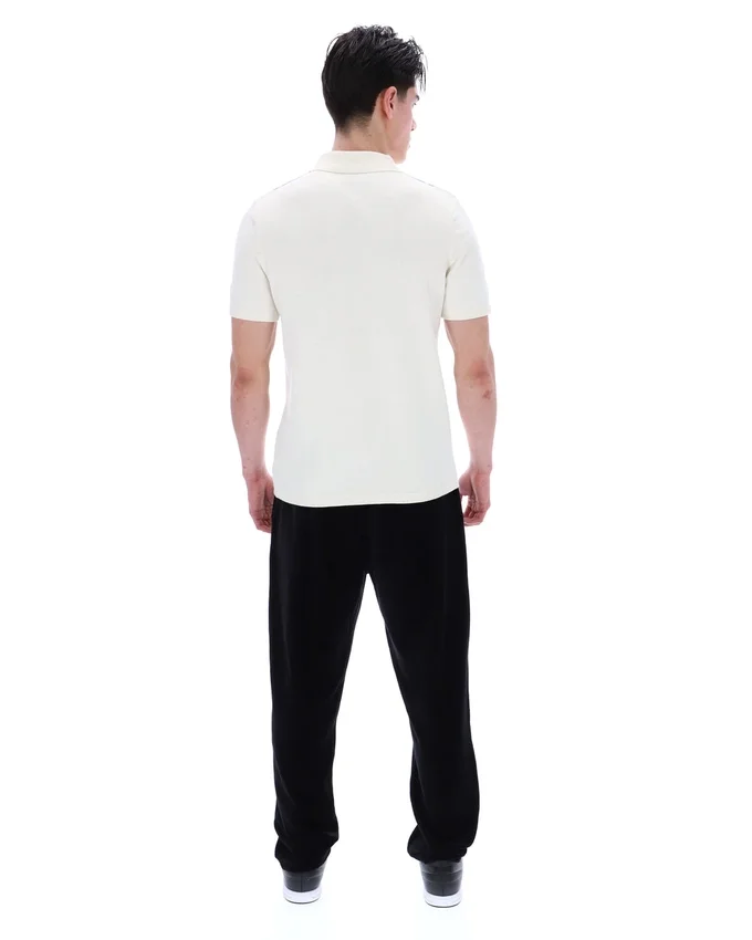 Sterling Blue Buddy Bowling Style Strick-Polo