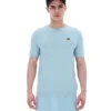 Sterling Blue Don T-Shirt aus strukturiertem Strick