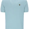 Sterling Blue Don T-Shirt aus strukturiertem Strick