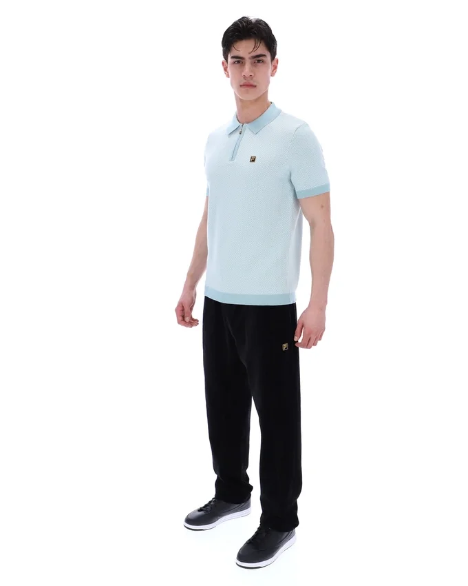 Sterling Blue Marty Zip Polo
