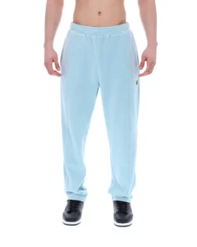 Sterlingblaue Lorrie-Velours-Jogginghose