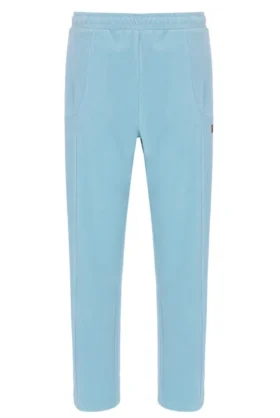 Sterlingblaue Lorrie-Velours-Jogginghose
