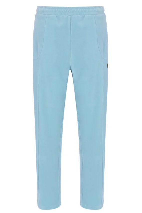 Sterlingblaue Lorrie-Velours-Jogginghose