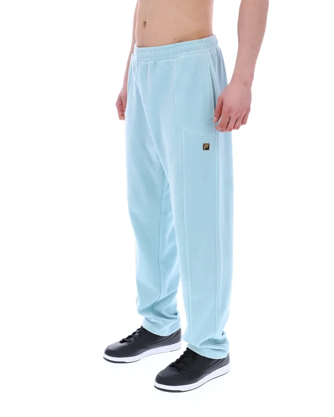 Sterlingblaue Lorrie-Velours-Jogginghose