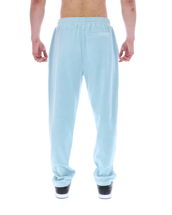Sterlingblaue Lorrie-Velours-Jogginghose