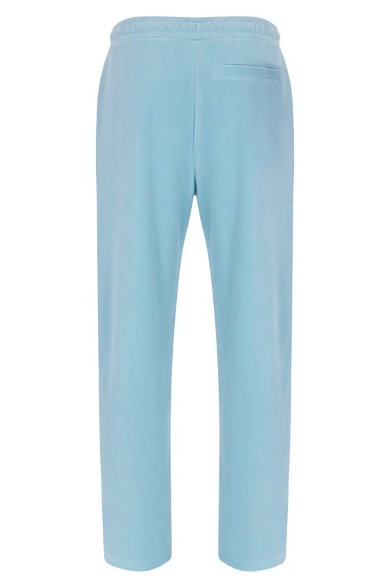 Sterlingblaue Lorrie-Velours-Jogginghose