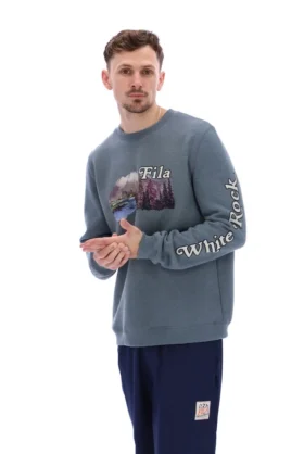 „Stormy Weather“ Len Graphic Crew-Sweatshirt