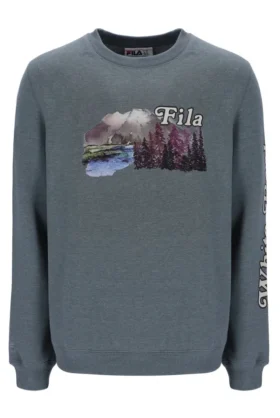 „Stormy Weather“ Len Graphic Crew-Sweatshirt