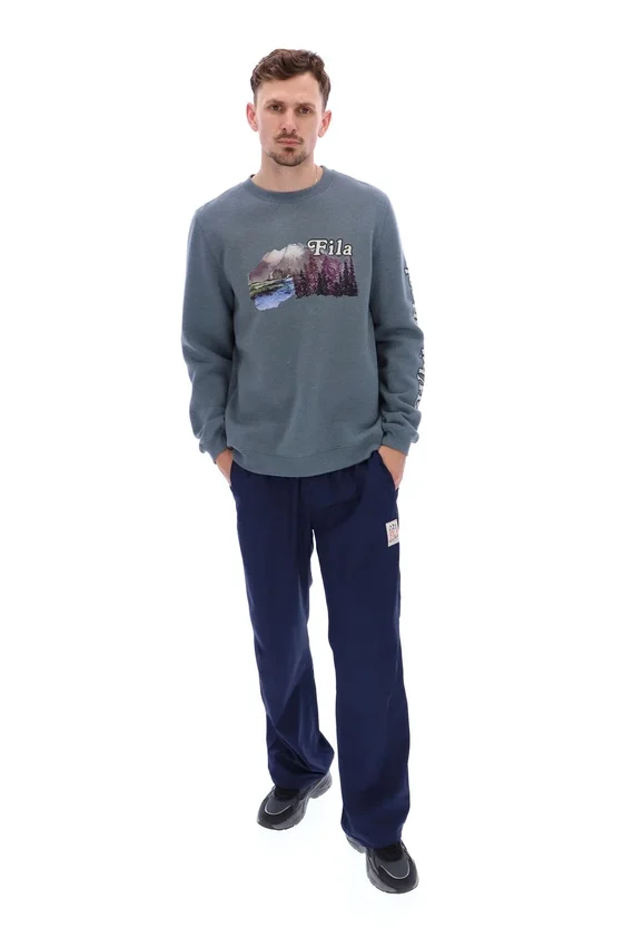 „Stormy Weather“ Len Graphic Crew-Sweatshirt