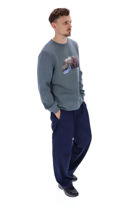 „Stormy Weather“ Len Graphic Crew-Sweatshirt