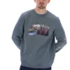 „Stormy Weather“ Len Graphic Crew-Sweatshirt