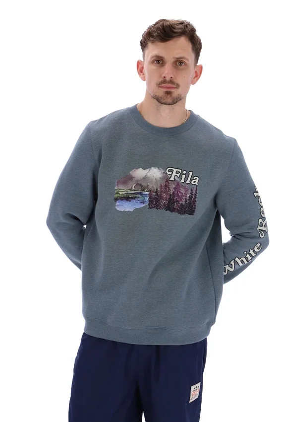 „Stormy Weather“ Len Graphic Crew-Sweatshirt