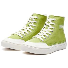 Strada Mid-Top-Stoffschuhe Grün/Weiß