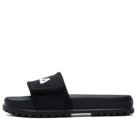 Stylische, bequeme Sport-Slipper mit flachem Absatz, schwarz