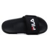Stylische, bequeme Sport-Slipper mit flachem Absatz, schwarz