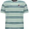 Surf Spray Cesare T-Shirt mit gestreiften Garnfärbungen