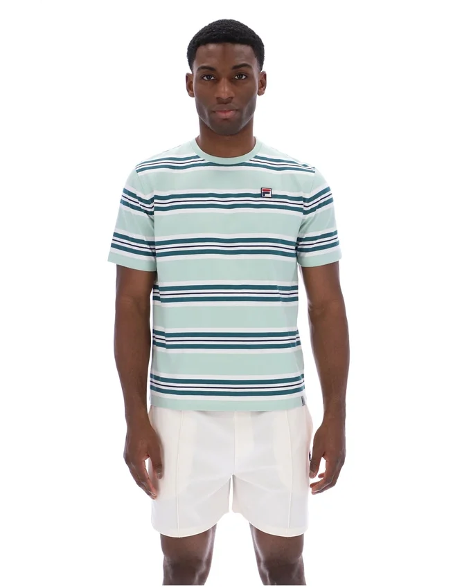 Surf Spray Cesare T-Shirt mit gestreiften Garnfärbungen