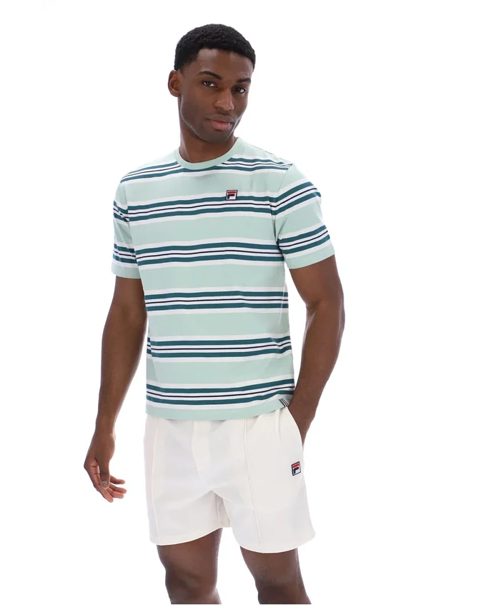 Surf Spray Cesare T-Shirt mit gestreiften Garnfärbungen