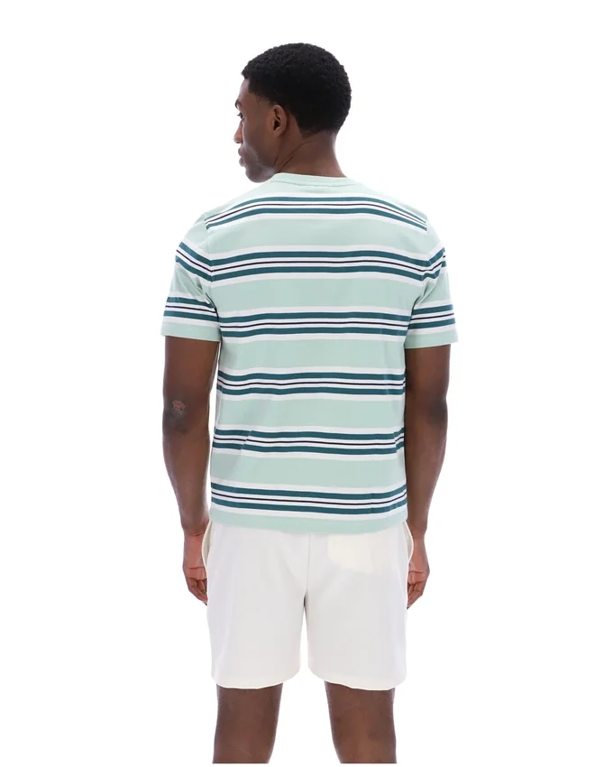 Surf Spray Cesare T-Shirt mit gestreiften Garnfärbungen