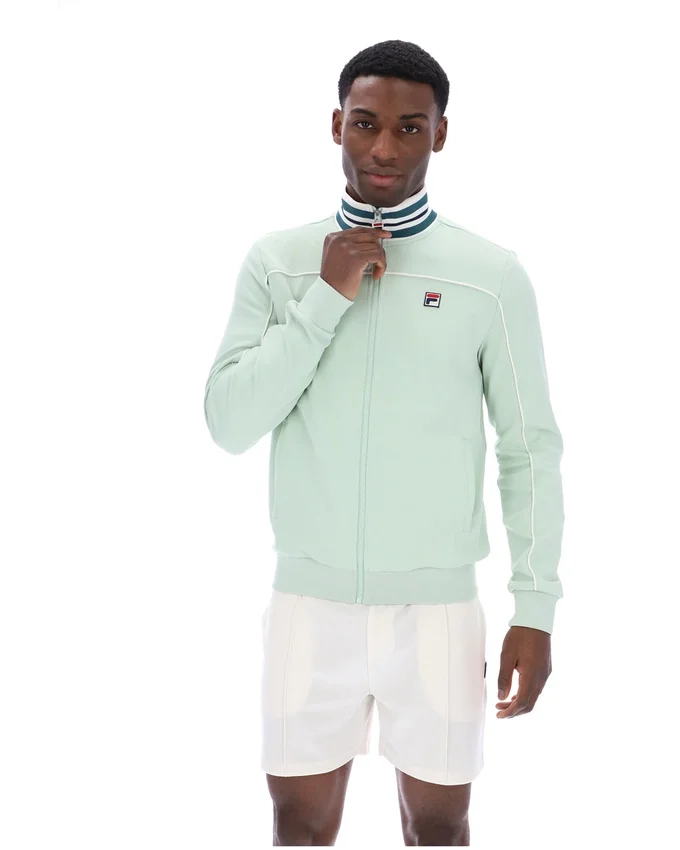Surf Spray Federico Trainingsjacke mit gestreiftem Kragen