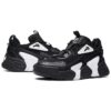 Swarm Low Swirl Sneaker „Black And White“
