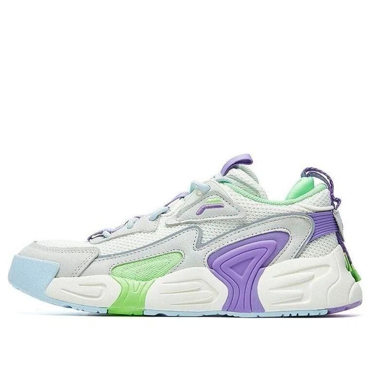 Swarm Low Swirl Sneaker lila/weiß/grau