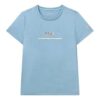 T-Shirt mit Athletics-Logo-Aufdruck, blau