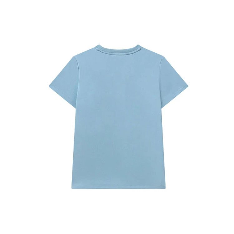 T-Shirt mit Athletics-Logo-Aufdruck, blau