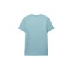 T-Shirt mit Aussparungen und Motivdruck, kurzärmelig, grün