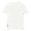 T-Shirt mit Logo-Print in lockerer Passform „White Beige“