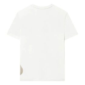 T-Shirt mit Logo-Print in lockerer Passform „White Beige“