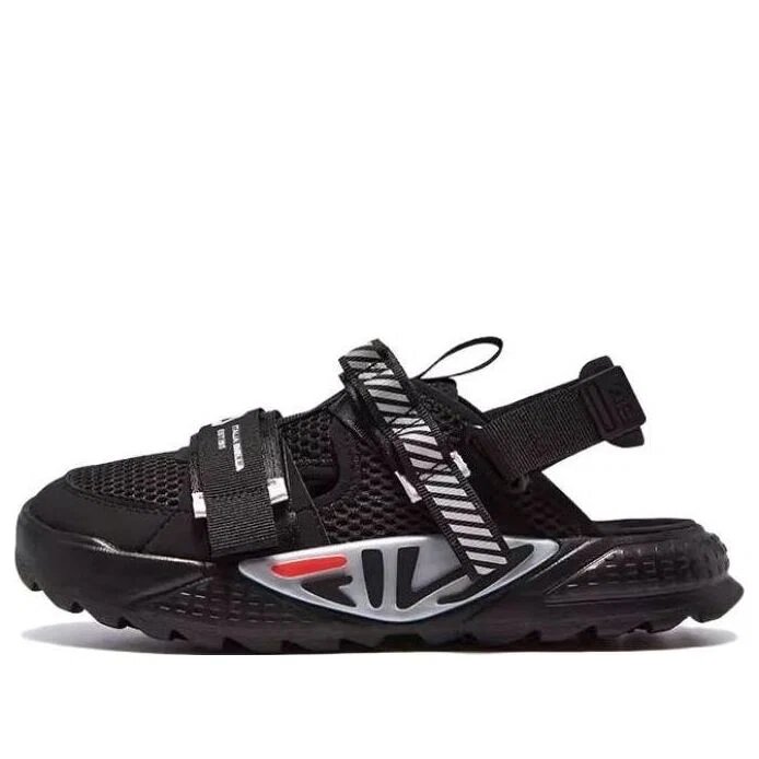 Tank-Sandalen „Black“