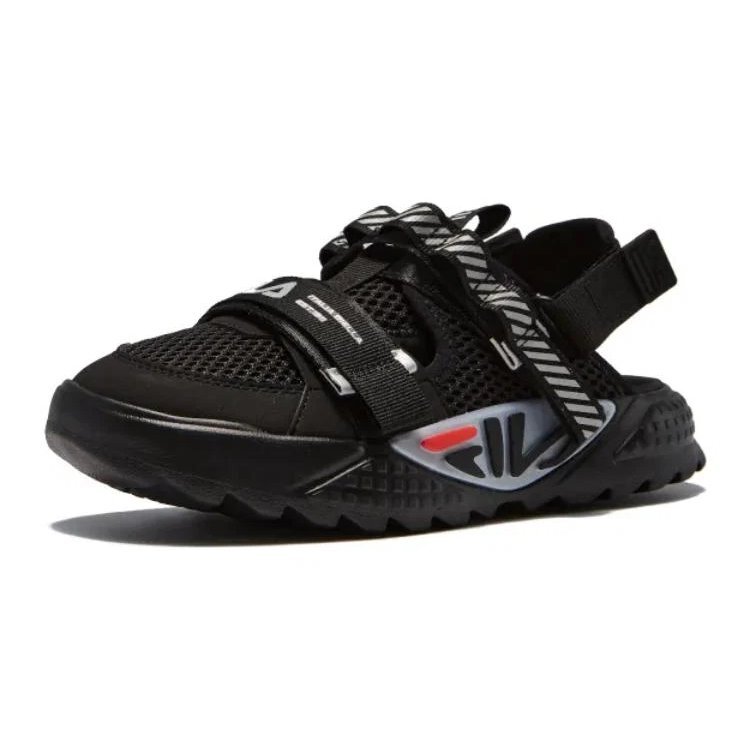 Tank-Sandalen „Black“