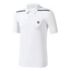Tennis-Poloshirt mit Athletics-Logo „Weiß“