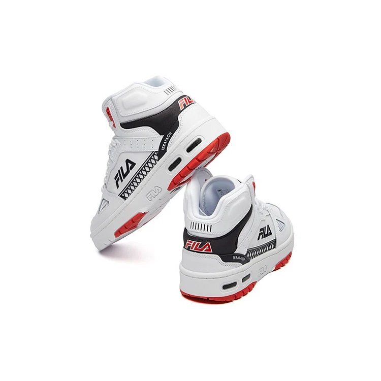 Teratach High-Top Weiß/Rot/Schwarz