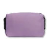 Toilettentasche mit violettem Logo