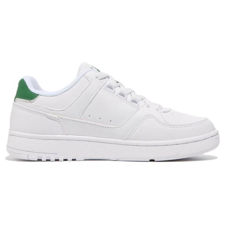 Touch Down Low-Top-Skateboard-Schuhe Unisex, weiße und grüne Version „Weiß-Grün“