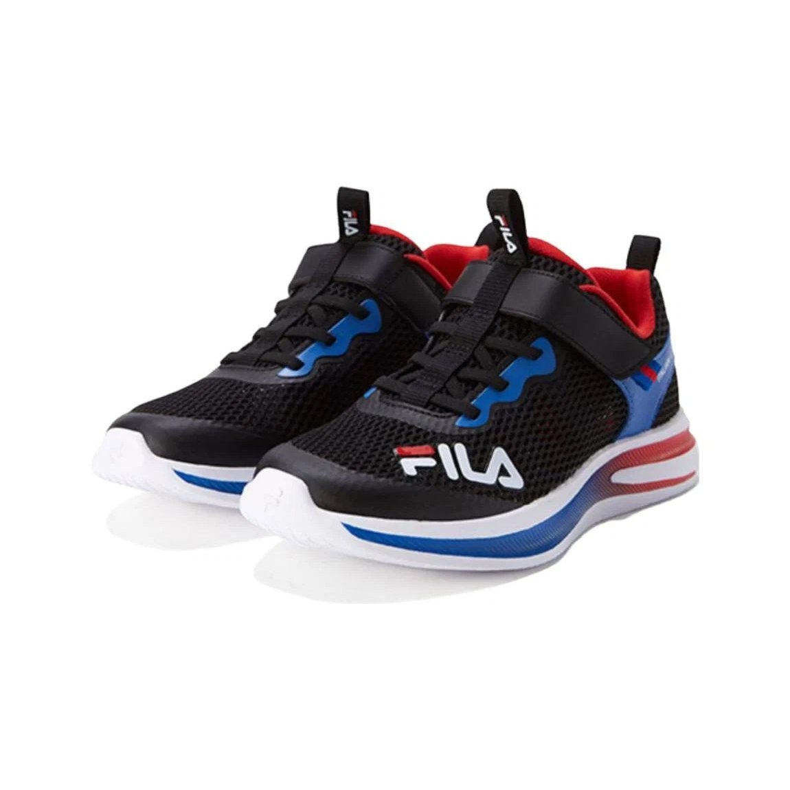 Trainings- und Laufschuhe „Schwarz Blau Rot“