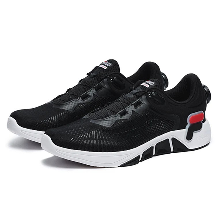 Ultra Fit Boa Sneaker „Schwarz-Rot“