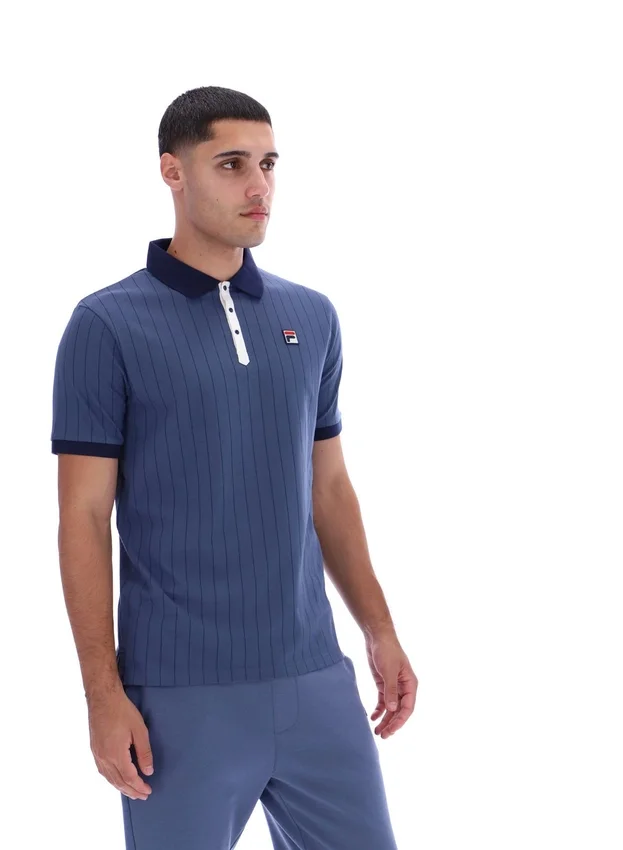 Vintage Indigo BB1 Classic Vintage Striped Polo