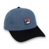 Vintage Indigo Clarke Cord-Baseballkappe im Colour-Block-Design
