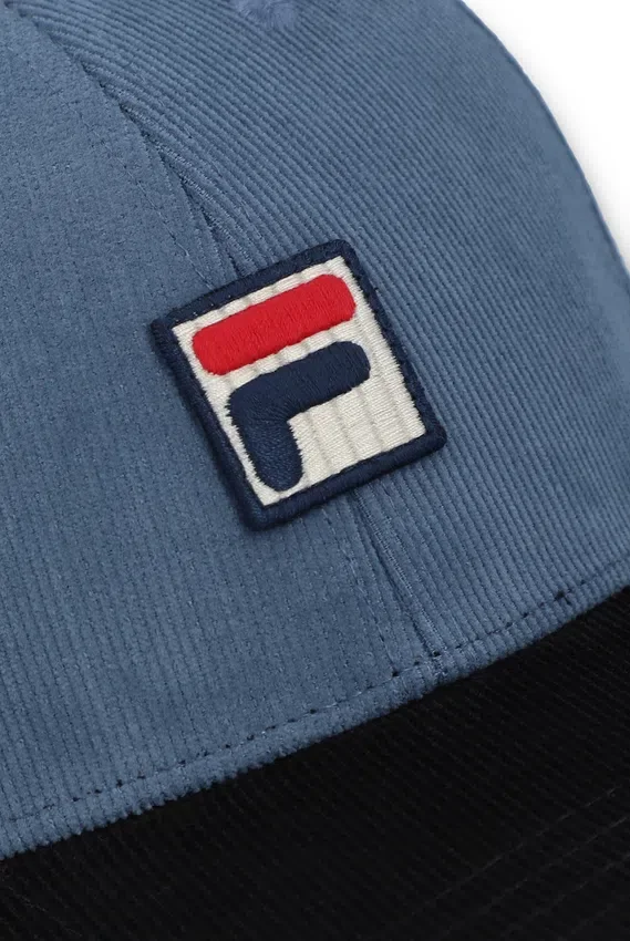 Vintage Indigo Clarke Cord-Baseballkappe im Colour-Block-Design
