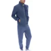 Vintage-Indigo-Dante-Trainingsjacke mit aufgedrucktem Streifenmuster