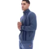Vintage-Indigo-Dante-Trainingsjacke mit aufgedrucktem Streifenmuster