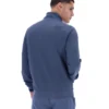 Vintage-Indigo-Dante-Trainingsjacke mit aufgedrucktem Streifenmuster